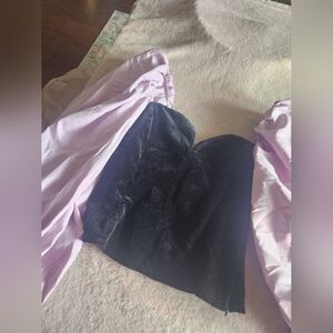 Balloon Sleeve Suede Top